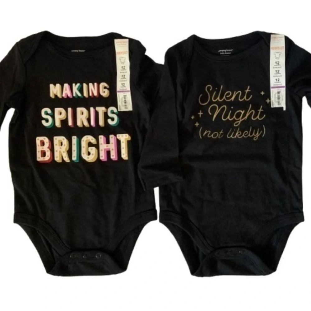 🌸NWT. CARTER’S Black Holiday One Piece Set